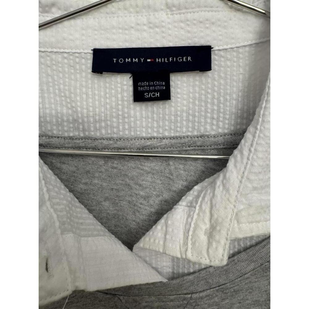 Tommy Hilfiger two-in-one sweater and collared button-up size Small - Picture 2 of 6